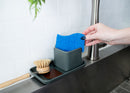 Nat & Jules Kitchen Grey 8 x 4.5 Ceramic Stoneware Sink Caddy Set of 2