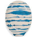 Nat & Jules Coastal Ink Blue 6 x 4 Glossy Ceramic Oval Countertop Spoon Rest