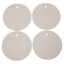 Nat & Jules Matte Grey 6 x 4 Glossy Ceramic Oval Countertop Spoon Rest