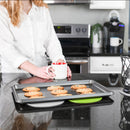 Honeycomb Pattern 7 inch Silicone Round Kitchen Hot Pad Trivets Set of 4, Grey