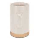Nat & Jules Raw Bottom Matte Cream 40 ounce Ceramic Pitcher Jug