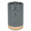 Nat & Jules Raw Bottom Matte Grey 40 ounce Ceramic Pitcher Jug