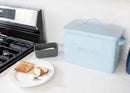 Nat & Jules Large Blue 15 x 10 Metal Bread Box