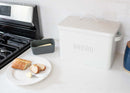 Nat & Jules Large White 15 x 10 Metal Bread Box