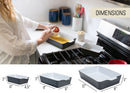Nat & Jules Nested Black 12 x 8 Ceramic Stoneware Baking Dishes Set of 3