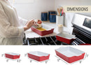 Nat & Jules Nested Red 12 x 8 Ceramic Stoneware Baking Dishes Set of 3