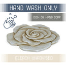 Nat & Jules Rose Stone Grey 12 inch Resin Stone Decorative Stepping Stone