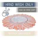 Nat & Jules Sunflower Red Terracotta 12 inch Resin Decorative Stepping Stone