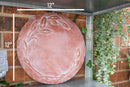Nat & Jules Leaves Red Terracotta 12 inch Resin Stone Decorative Stepping Stone