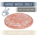 Nat & Jules Leaves Red Terracotta 12 inch Resin Stone Decorative Stepping Stone