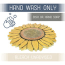 Nat & Jules Sunflower Colorful Finish 12 inch Resin Decorative Stepping Stone