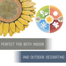 Nat & Jules Sunflower Colorful Finish 12 inch Resin Decorative Stepping Stone