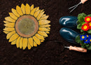 Nat & Jules Sunflower Colorful Finish 12 inch Resin Decorative Stepping Stone