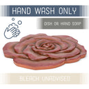 Nat & Jules Rose Colorful Finish 12 inch Resin Stone Decorative Stepping Stone