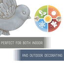 Nat & Jules Bluebird Stone Color 11 inch Resin Stepping Stone