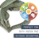 Nat & Jules Small Sleeping Dragon Moss Finish 10 inch Resin Garden Sculpture