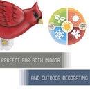 Nat & Jules Cardinal Full Color 11 inch Resin Stepping Stone