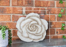 Nat & Jules Rose White 12 inch Resin Stone Decorative Stepping Stone