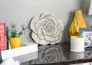 Nat & Jules Rose White 12 inch Resin Stone Decorative Stepping Stone