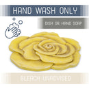 Nat & Jules Rose Yellow 12 inch Resin Stone Decorative Stepping Stone