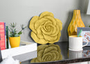 Nat & Jules Rose Yellow 12 inch Resin Stone Decorative Stepping Stone