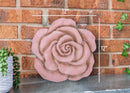 Nat & Jules Rose Pink 12 inch Resin Stone Decorative Stepping Stone