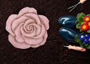 Nat & Jules Rose Pink 12 inch Resin Stone Decorative Stepping Stone