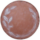 Nat & Jules Leaves White 12 inch Resin Stone Decorative Stepping Stone