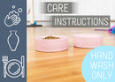 Nat & Jules Nibbles and Dribbles Pink 5 inch Stoneware Small Pet Bowls Set of 2