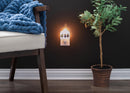 Nat & Jules Dean Crouser Hummers on a Wire White 5 x 3 Ceramic Birdhouse Night Light