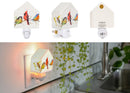 Nat & Jules Dean Crouser Little Birds White 5 x 3 Ceramic Birdhouse Night Light