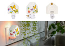 Nat & Jules Dean Crouser Flock of Butterflies White 5 x 3 Ceramic Birdhouse Night Light