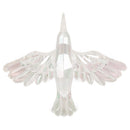 DEMDACO Hummingbird Iridescent Clear 3 Inch Acrylic Seasonal Hanging Figurine Ornament