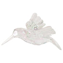 DEMDACO Hummingbird Iridescent Clear 3 Inch Acrylic Seasonal Hanging Figurine Ornament