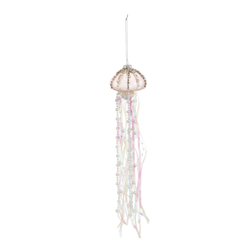 DEMDACO Seasons Glass Jellyfish Ornament