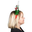 Point Me to Mistletoe LED Light Up Adults One Size Polyester Christmas Fashion Headband