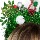 Point Me to Mistletoe LED Light Up Adults One Size Polyester Christmas Fashion Headband