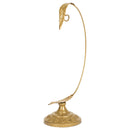 DEMDACO Leaf Pattern Gold Tone 12 x 7 Iron Metal Christmas Ornament Display Stand