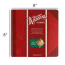 SANTA'S KINDNESS Festive Hard Cover Vibrant Red Christmas Activity Writing Journal