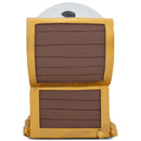 Pirate Gold Tone 5.5 x 5.1 Resin Glitter Globe Plays The Ride of the Valkyries