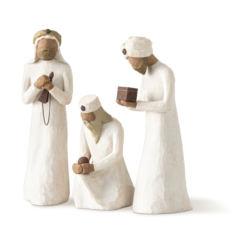 Willow Tree The Three Wisemen, Sculpted Hand-Painted Nativity Figures, 3-Piece Set