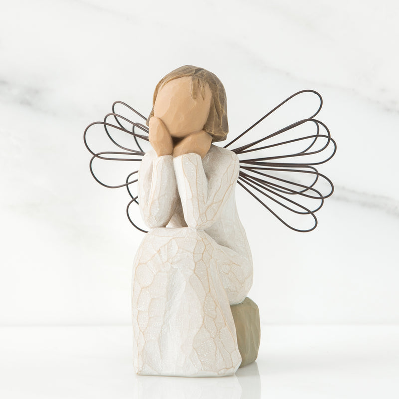 Willow Tree Angel of Caring, Sculpted Hand-Painted Figure