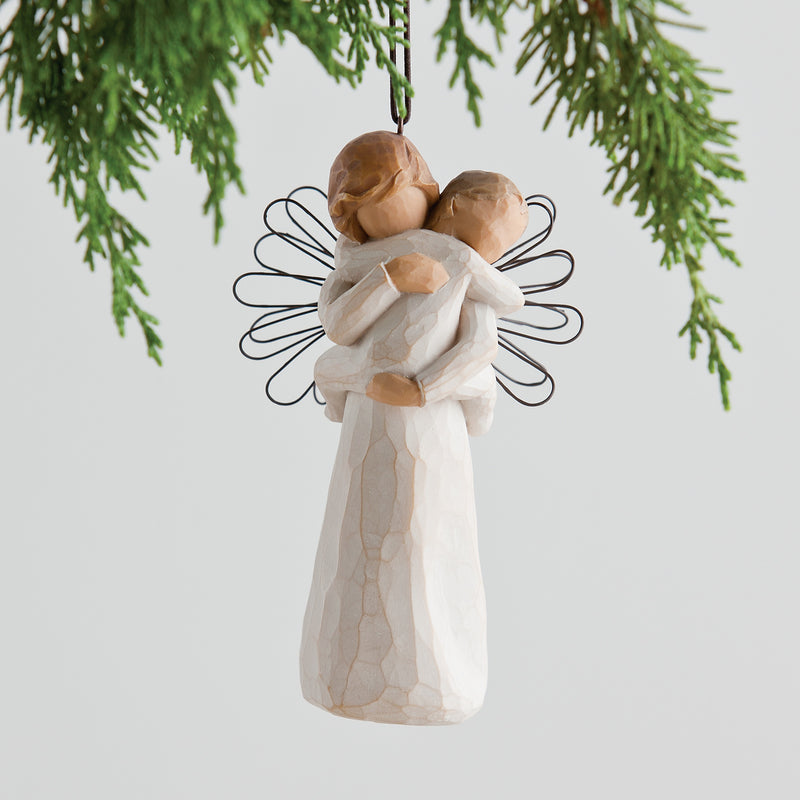 Willow Tree Angels Embrace Ornament, Sculpted Hand-Painted Figure