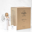 Willow Tree Sign for Love Angel Hand Painted Sculpture Figure