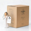 Willow Tree Sign for Love Ornament, Sculpted Hand-Painted Figure