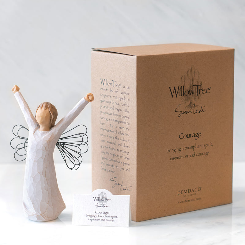 Willow Tree Courage Angel, Sculpted Hand-Painted Figure