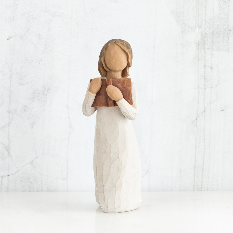 Willow Tree Love of Learning, Sculpted Hand-Painted Figure