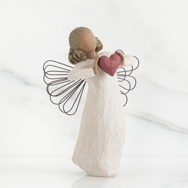 Willow Tree with Love Angel, Sculpted Hand-Painted Figure