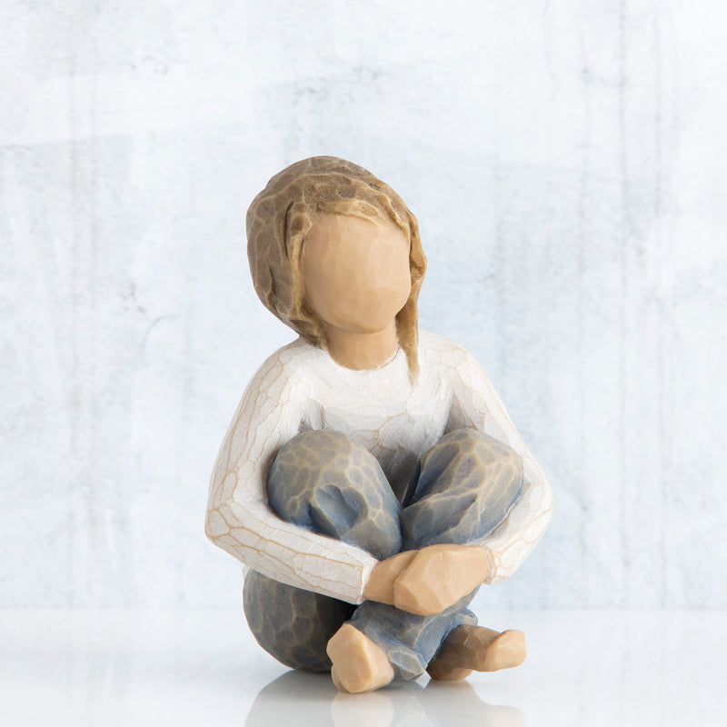 Willow Tree Spirited Child, Sculpted Hand-Painted Figure