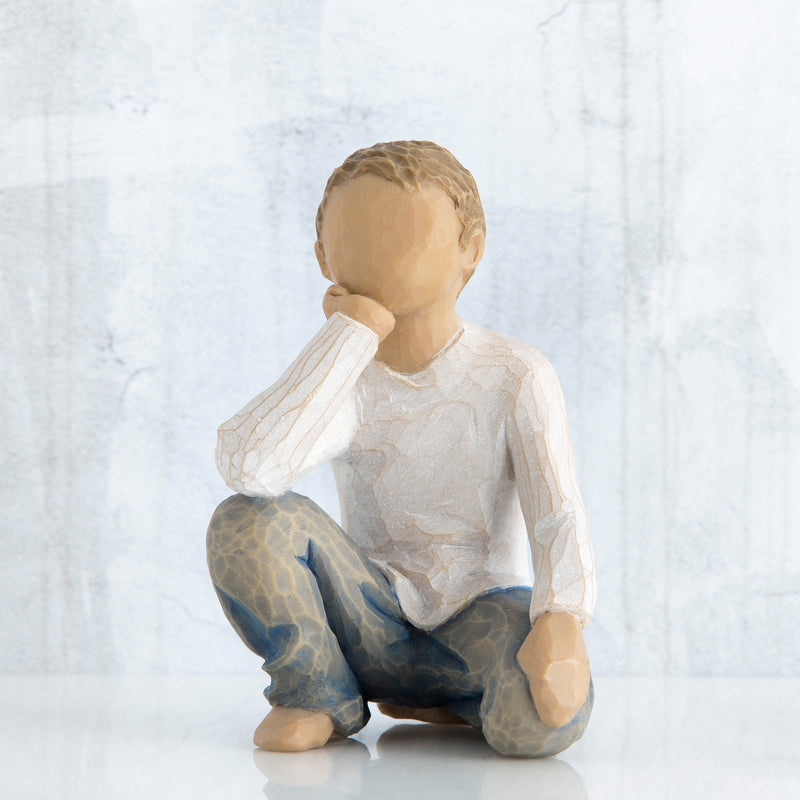 Willow Tree Inquisitive Child, Sculpted Hand-Painted Figure